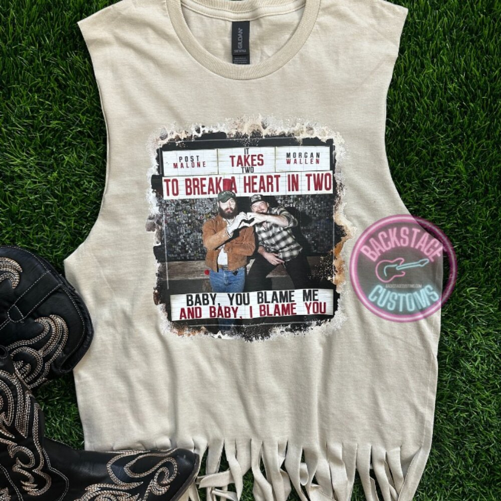 Cream Graphic Tank Top - Picture 2 of 3